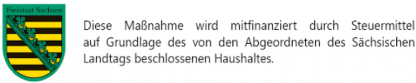 State Signet The measure is co-financed by tax funds on the basis of the budget adopted by the county councils of the respective counties:  County of Zwickau (Landkreis Zwickau) County of Vogtland (Vogtlandkreis) County of Erzgebirge (Erzgebirgskreis)